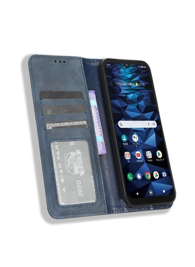 S-TOP Case For Kyocera Digno SX3 KYG02 Magnetic Buckle Retro Texture Leather Phone Case - Image 4