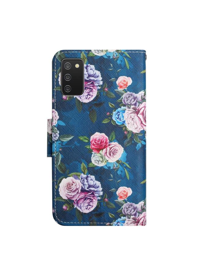 S-TOP Case For Samsung Galaxy A02s EU Edition Painted Pattern Horizontal Flip Leather Case with Holder & Card Slot & Wallet - Image 3