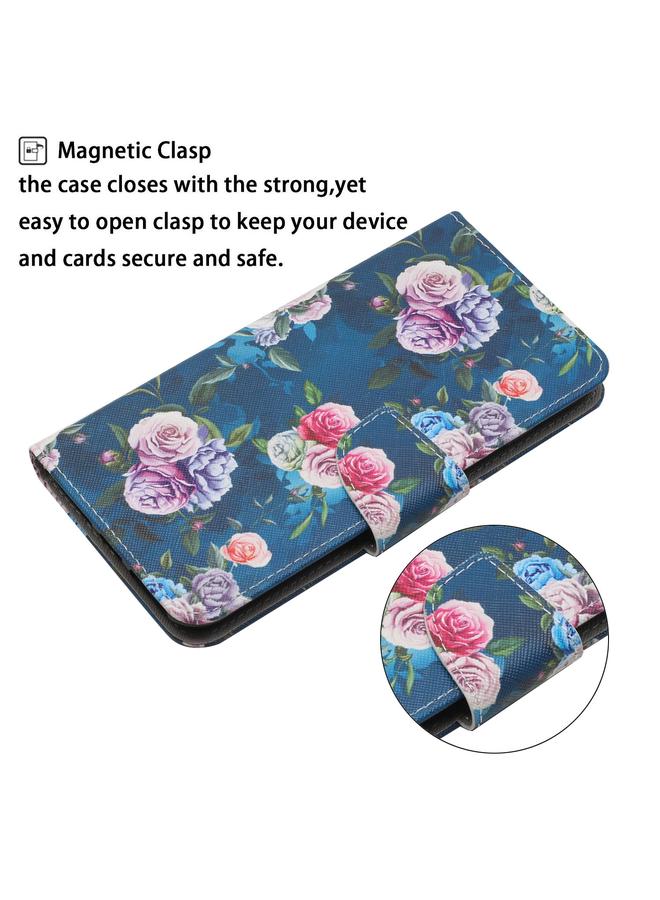 S-TOP Case For Samsung Galaxy A02s EU Edition Painted Pattern Horizontal Flip Leather Case with Holder & Card Slot & Wallet - Image 4