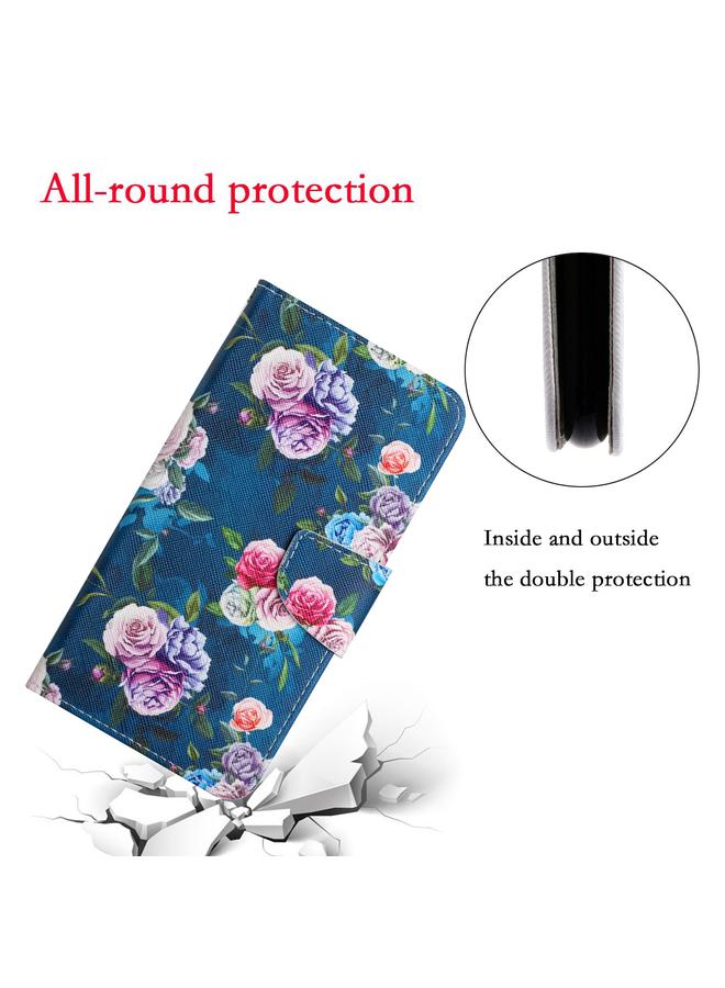 S-TOP Case For Samsung Galaxy A02s EU Edition Painted Pattern Horizontal Flip Leather Case with Holder & Card Slot & Wallet - Image 5