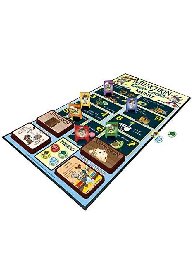 STEVE JACKSON GAMES Munchkin Crazy Cooks Board Game ; Family Card And Board Game ; Adult Kids & Family Game ; Fantasy Adventure ; Fantasy Rpg ; Ages 10+ ; 36 Players ; Avg Play Time 120 Min - Image 4
