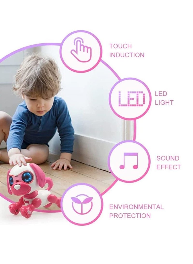 Robot Dog for Kids, Induction Touch Electric Toy Dog, Commands Sing, Dance, Barks, Walks Electronic Pet All Ages Boys and Girls Gifts  - Image 4