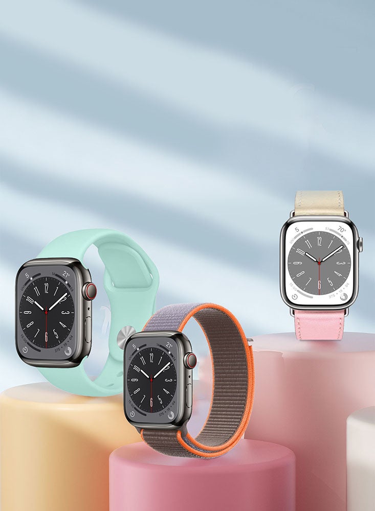 Perfii 5pcs Watch Bands Replacement for Apple Watch Strap Compatible with Apple Watch 42/41/40/38mm Series 10/9/8/7/6/5/4/SE - Image 2