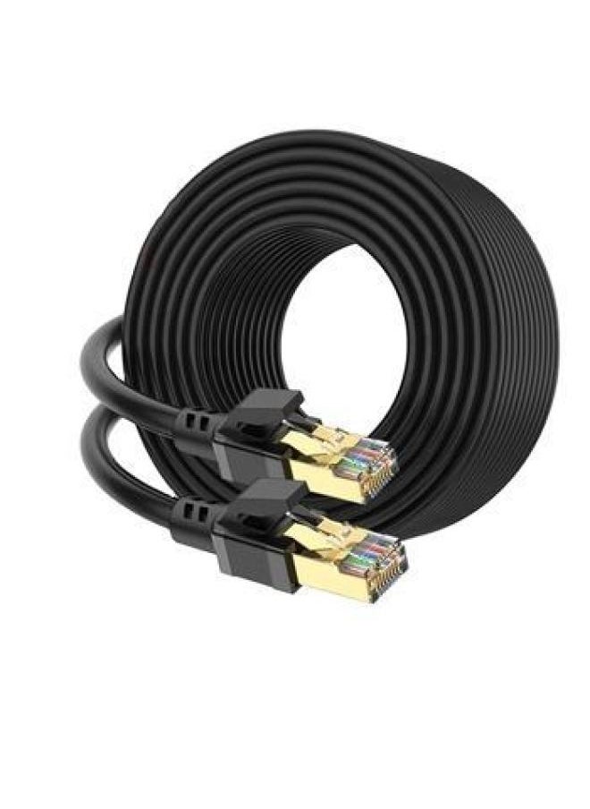 Generic CAT8FTP Network Cable E-sports Game 10 Trillion High-speed Network Cable Computer Broadband Router Cable Super Eight Types Of Network Cable-Color:Red-Line Length:3m  - Image 5