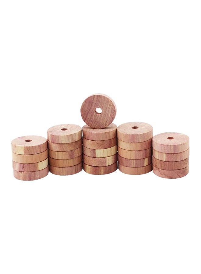 Premium Moth Stop Wooden Rings Made Of Cedar Wood  Moth Protection Strap Rings Without Chemicals