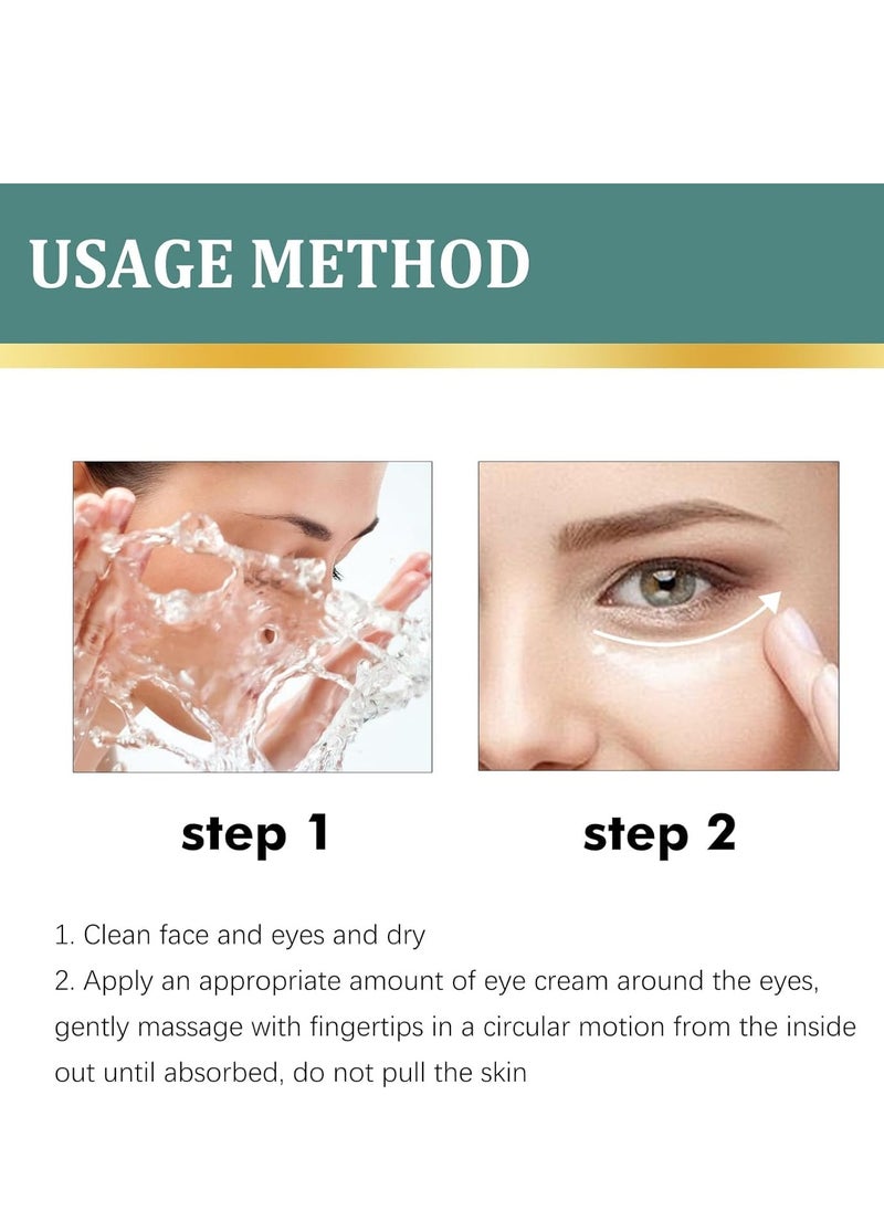 إيلهو كريم Revitalize Eye ، بلسم طبيعي وعضوي مضاد للشيخوخة للعين ، كريم تحت العين فوري يقلل من الانتفاخات تحت العين ، الهالات السوداء والانتفاخ مع معجون الياسمين والصبار ، بشرة مشدودة تحت عينيك 100 مل  - Image 5