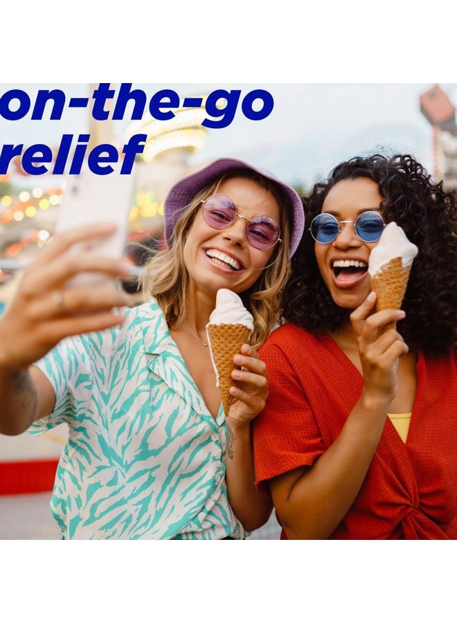 Alka-Seltzer Cool Action Heartburn Relief Gum, Extra Strength Antacid Gum, Acid Indigestion and Upset Stomach Relief, No Chalky Taste, Cool Mint Flavor, 60 Count - Image 5