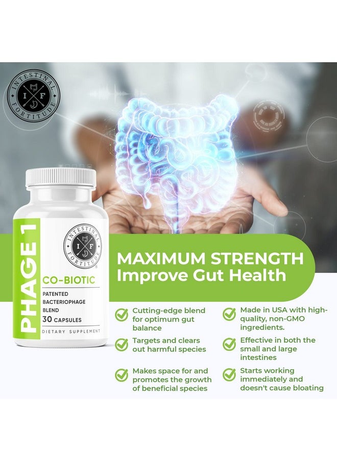 Intestinal Fortitude Phage 1 Ultimate Gut Health Supplement Total Restore Intestinal Defense Patented Bacteriophage Blend For Gut Support Digestive & Immune System Health Destroy Bad Bacteria  - Image 4