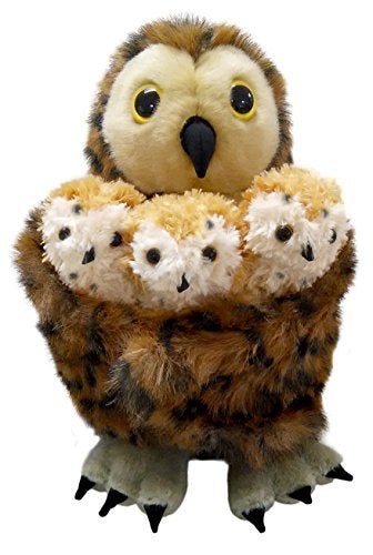 The Puppet Company HideAway Puppets Tawny Owl  3 Babies - Image 1