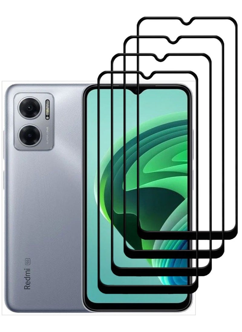 ACLIX 4 Pieces Antistatic ESD Dustproof Premium Quality High Definition Tempered Glass Screen Protector Designed For Xiaomi Redmi Note 11E - Image 1