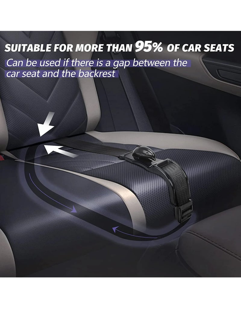 AROAQ Seat Belt Adjuster, Car Seat Safety Belly Support Belt For Pregnant Woman, Maternity Moms Car Comfort And Safety Driving Belt, Convenient Baby Protector Seat Belt Adjuster Extender, (Pink) - Image 3