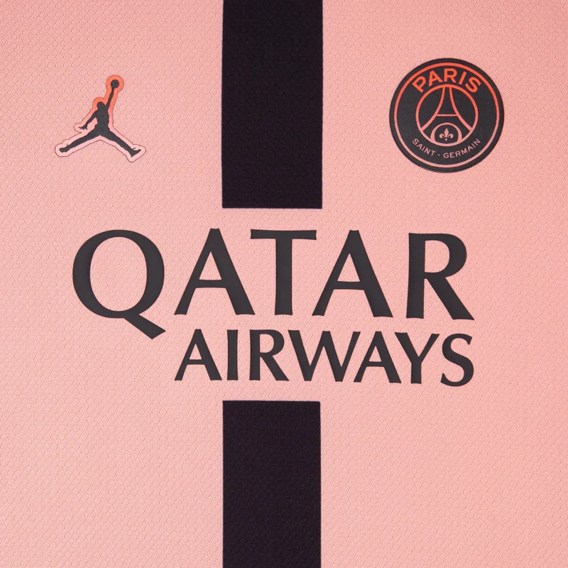 Jordan Peach Kids' Paris Saint-Germain 24/25 Stadium Third Replica Football Jersey  | Best Price UAE