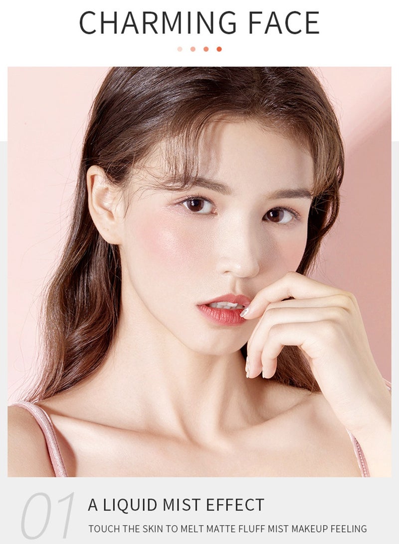 pudaier Liquid Blush: Full Coverage, Your Key to Effortless, Natural Glow #03 Sunrise Tangerine - Image 4