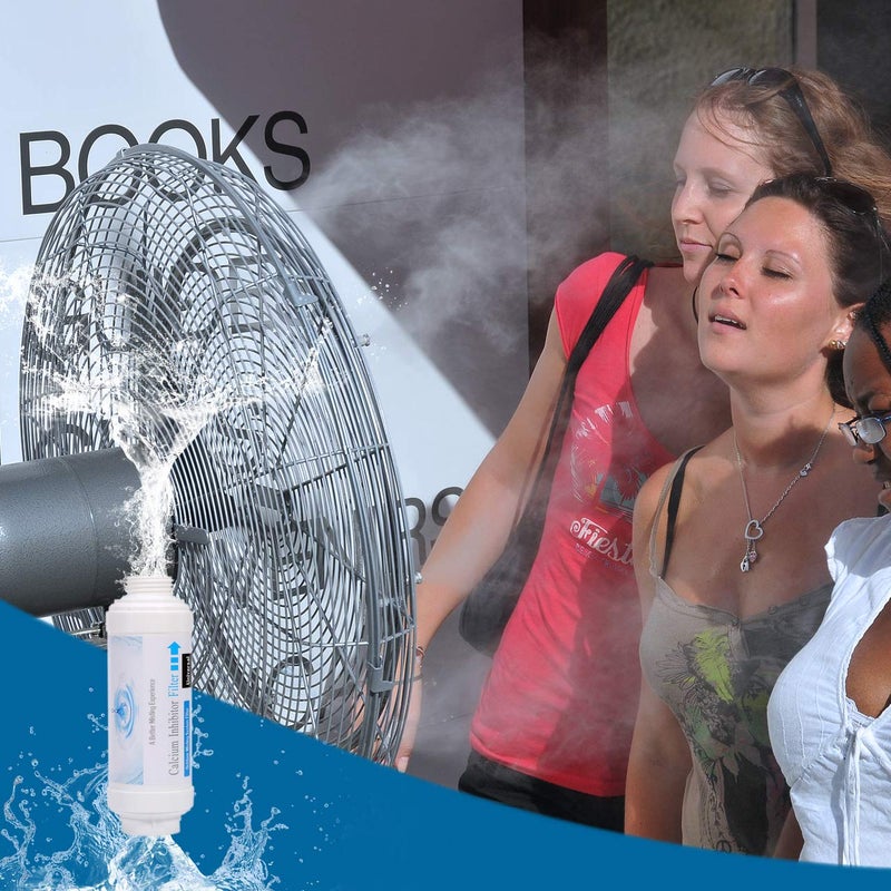 CozyCabin Pack of 2 Mist Calcium Inhibitor Filter Outdoor Misting System Filter, Prevent Nozzles Clogging for Garden Patio Mister - Image 4