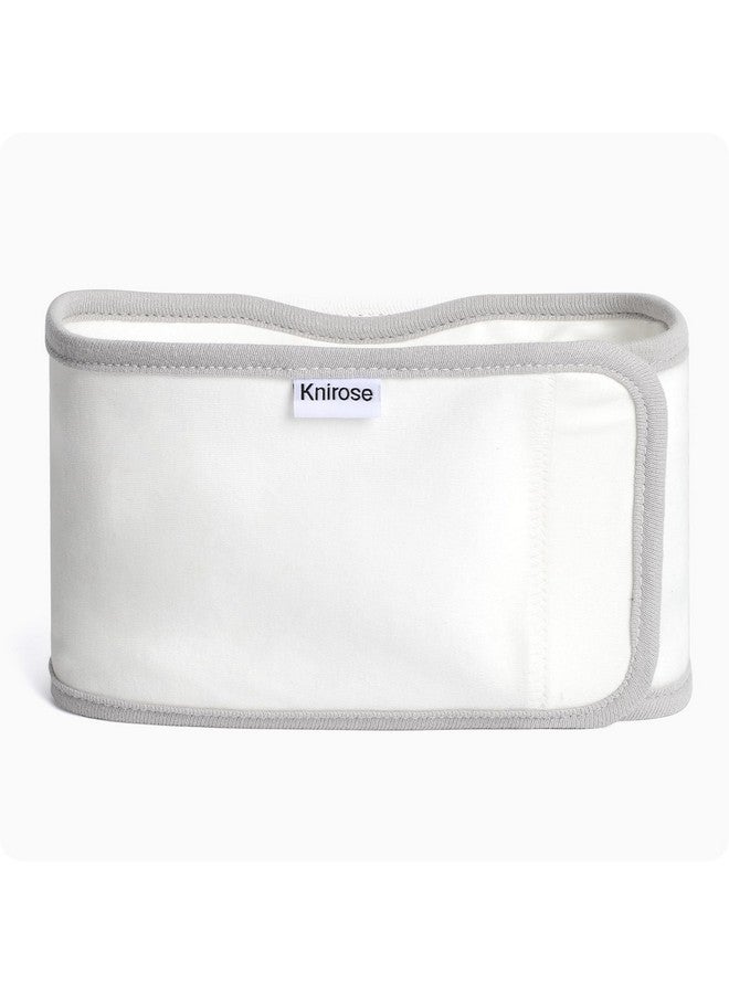 Knirose Snuggle Strap, a Zipadee-Zip Accessory Adjustable for Wearable Baby Swaddle Blankets, Belly Band for Baby Swaddle Sacks for Newborn Baby Boys Girls 0-6 Months, Fits-All White Grey - Image 1