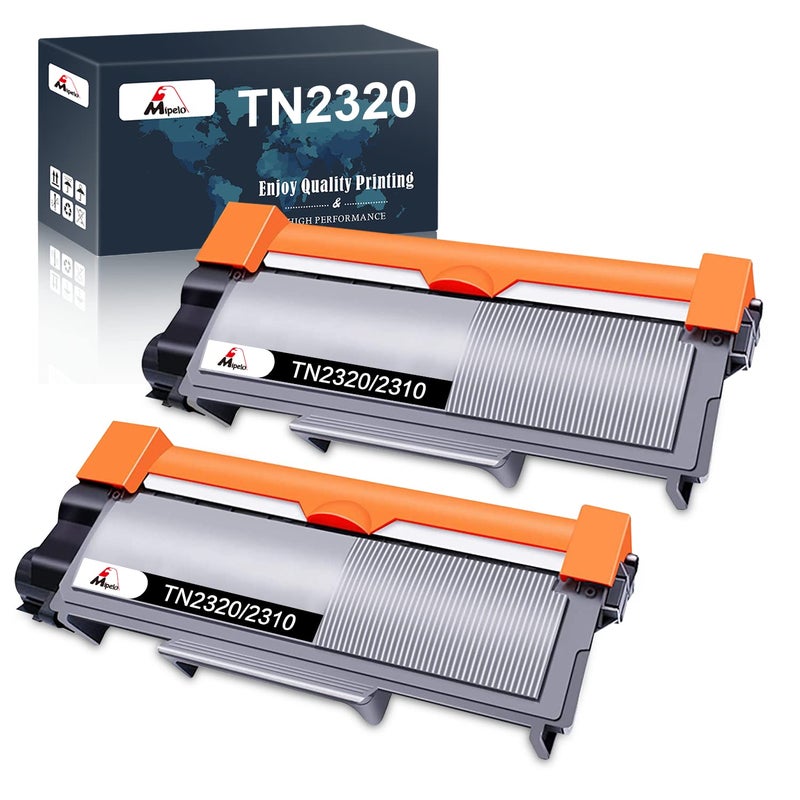 TN2320 Toner Cartridge Replacement for Brother TN2320 TN2310 Compatible with Brother HL-L2300D L2340DW L2365DW, MFC-L2700DW L2720DW L2740DW, DCP-L2500D L2540DW L2540DN, 2 Black