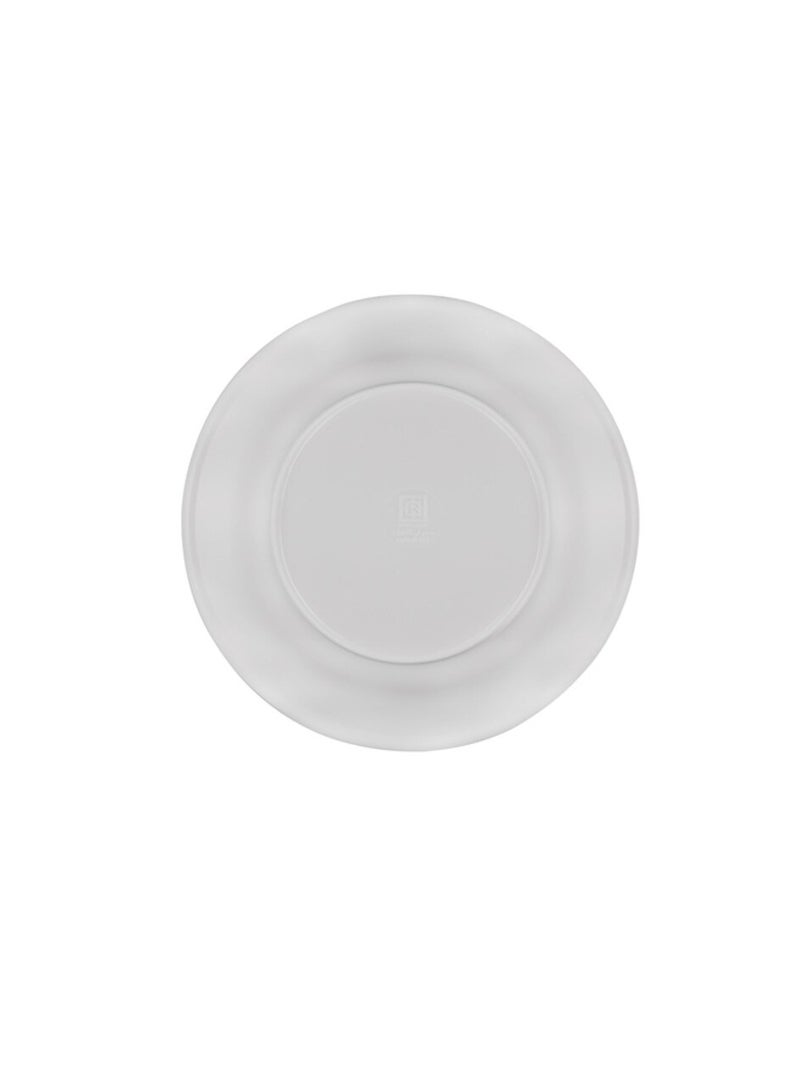 PROMASS Melamineware Dinner Plate, 8" Deep Serving Plate, Rf10857, Plate With Classic Design, White Round Deep Soup Plate, Ideal For Soup, Desserts, Ice Cream - Image 2