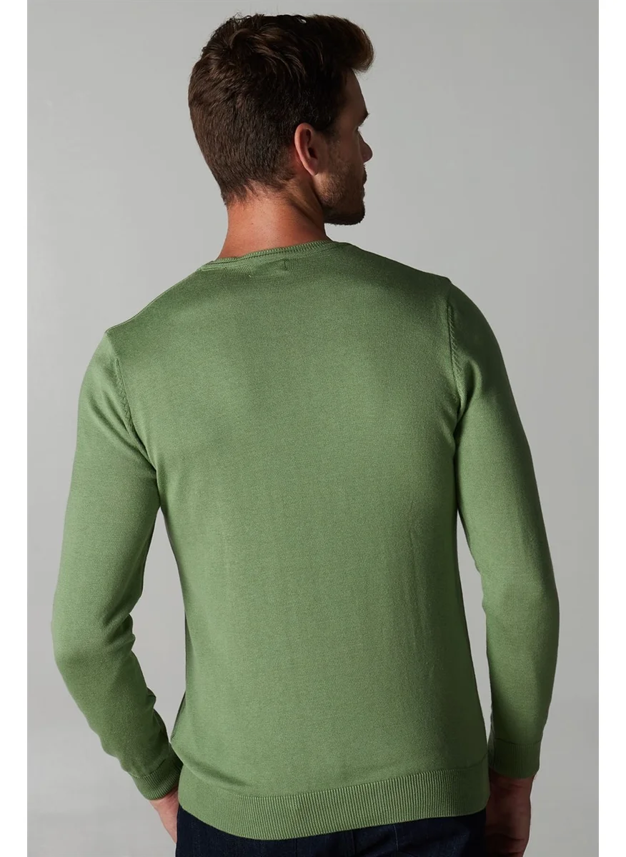 تودورس Slim Fit Narrow Cut Crew Neck Men's Sweater