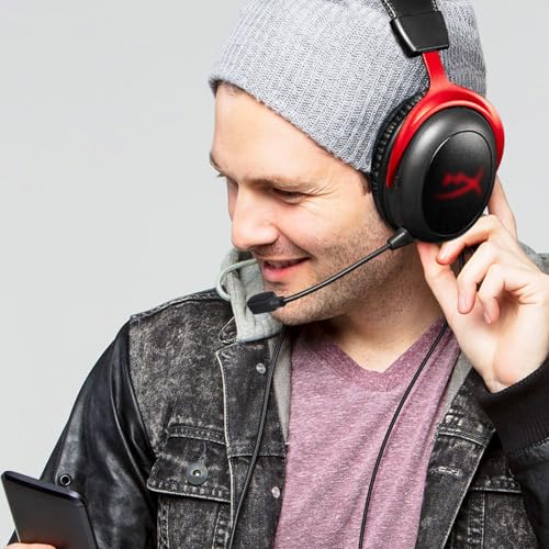 weishan Mic Compatible with HyperX Cloud III/Cloud 3 Gaming Headset, 3.5mm Detachable Noise Cancelling Microphone Boom with Mute LED Indicator for PC, Xbox One, PS4, PS5 - Image 3
