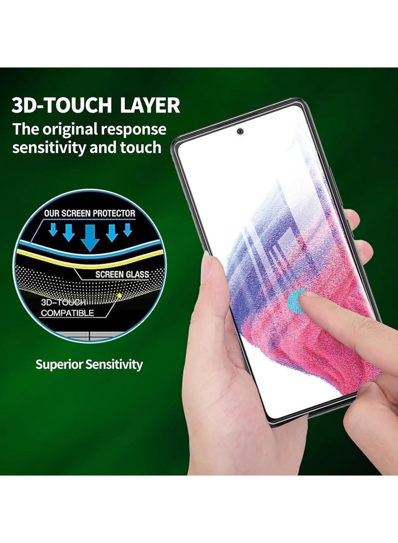 2 Pack Screen Protector for Samsung Galaxy A56 Tempered Glass Screen Shatterproof Anti Scratch Glass Clear compatible with Samsung Galaxy A56  - Image 3