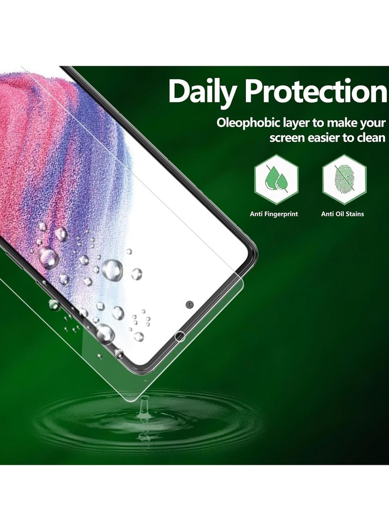 2 Pack Screen Protector for Samsung Galaxy A56 Tempered Glass Screen Shatterproof Anti Scratch Glass Clear compatible with Samsung Galaxy A56  - Image 4