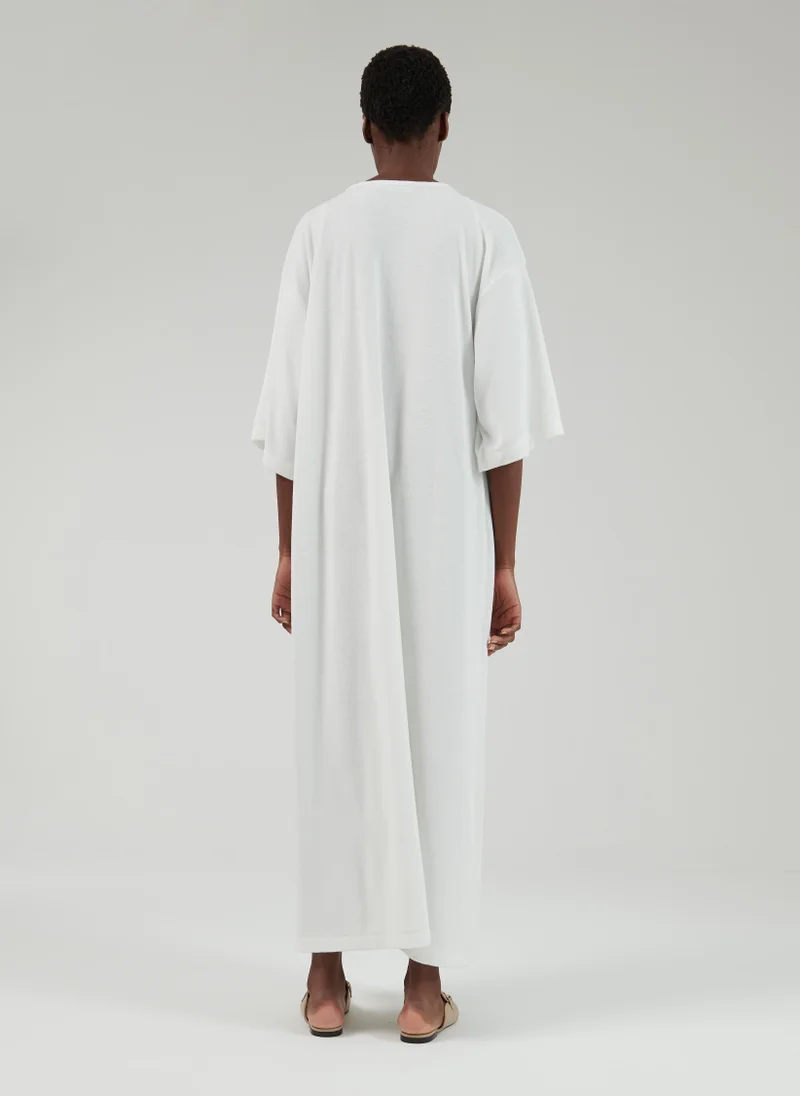 leem Zipped Maxi Kaftan