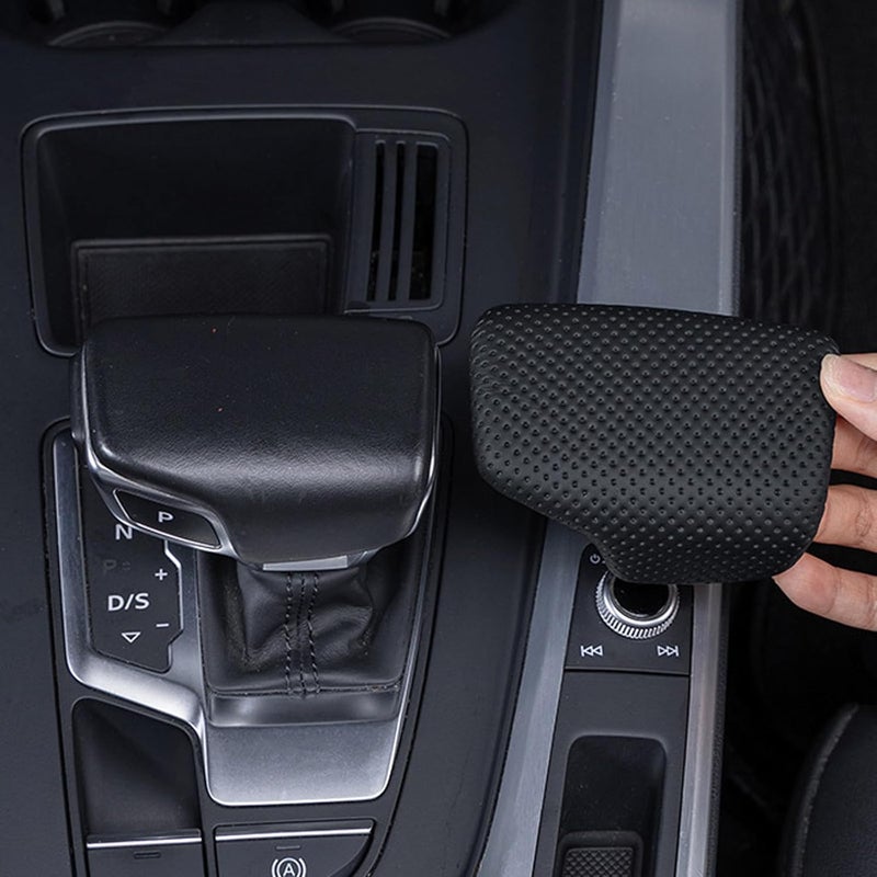 Premium Leather Gear Shifter Knob Cover 4M1713139F for Select Models 2016 to 2023 Left Hand Drive Only PU Leather Stick Shifter Knob - Image 4