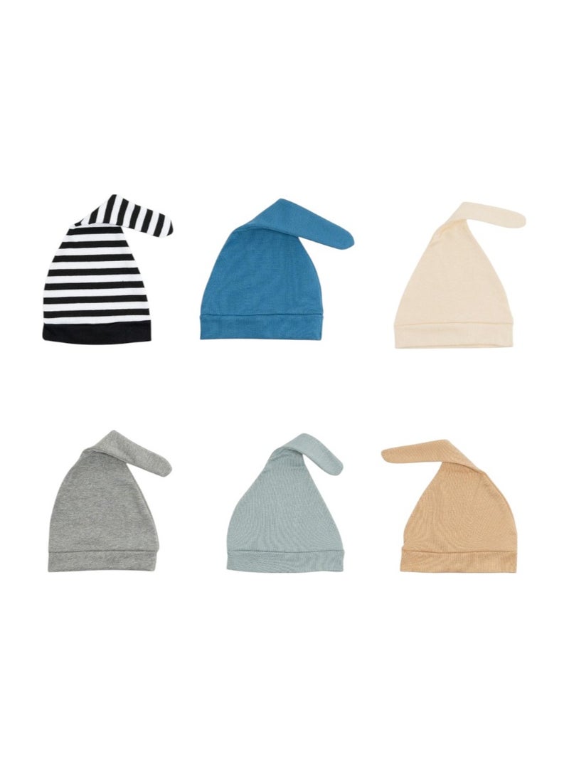 Bambimici - Set of 6  TinyTops Baby Beanies L - Image 1
