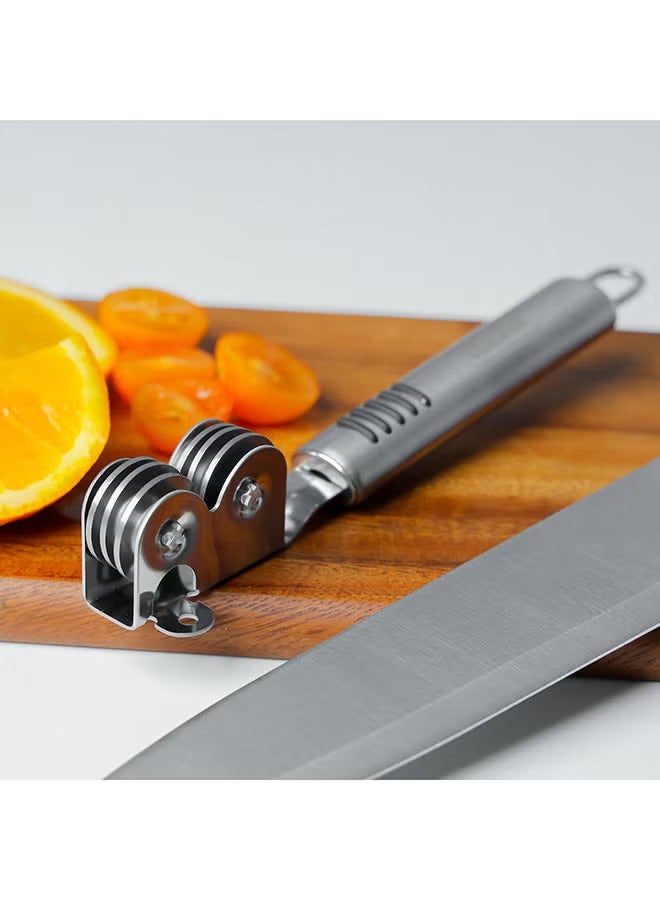 DELCASA Knife Sharpener Stainless Steel with TRP Handle DC2500  - Image 2