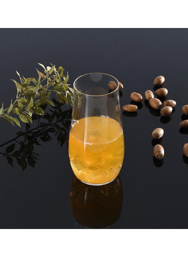 Paşabahçe Pasabahce Drop Crystallyn Tumbler Set 467ml – 2 Piece Premium Clear Glass Tumblers – Elegant Water & Beverage Glasses – 1205136 - Image 1