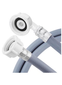 Duravel Duravel Washing Machine Inlet Hose with Steel Connectors, Grey 3 Meter  - Image 2