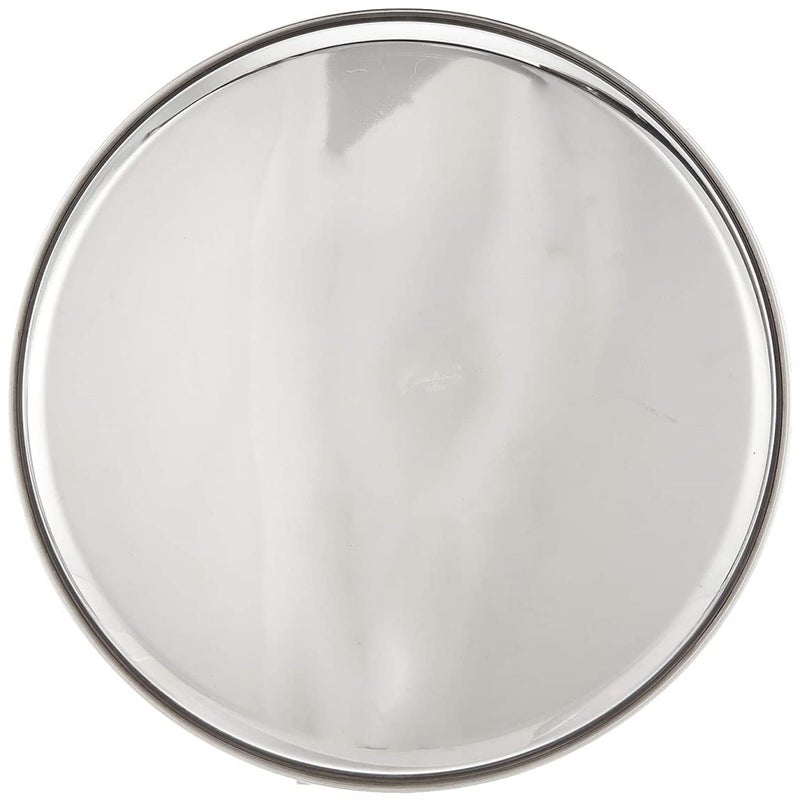 neelam Stainless Steel 15, 22 Gauge N.P. Thali, Perfect for Daily Use, Special Occasions, Durable Quality Food Grade Material, Stylish Look, Ideal for Home & Restaurant, Use for Lunch 33 cm, Set of 4 - Image 5