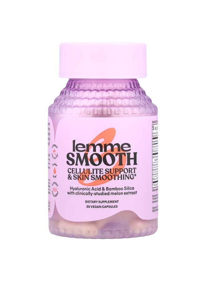 Lemme, Smooth, Cellulite Support & Skin Smoothing, 30 Vegan Capsules - Image 1