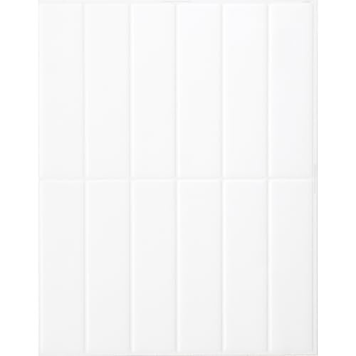 SMART TILES Peel and Stick Backsplash - 5 Sheets of 11.43" x 9" - 3D Adhesive Peel and Stick Tile Backsplash for Kitchen, Bathroom, Wall Tile - Image 1