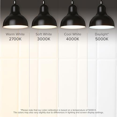 SMART TILES Peel and Stick Backsplash - 5 Sheets of 11.43" x 9" - 3D Adhesive Peel and Stick Tile Backsplash for Kitchen, Bathroom, Wall Tile - Image 4