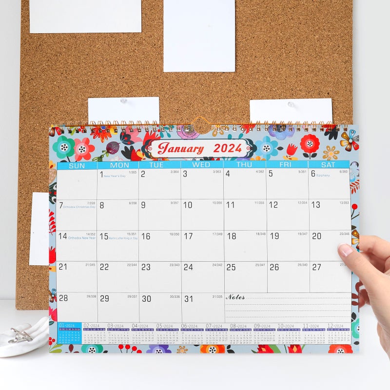 2pcs Monthly Calendar Holiday Wall Calendar Appointment Hanging Calendar for Home - Image 5