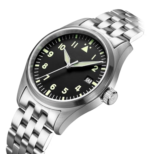 ADDIESDIVE Automatic Watch for Men Wristwatch Sterile Stainless Steel Bracelet Diver 200M Nh35a Mechanical Black Dial - Image 4