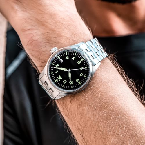 ADDIESDIVE Automatic Watch for Men Wristwatch Sterile Stainless Steel Bracelet Diver 200M Nh35a Mechanical Black Dial - Image 2