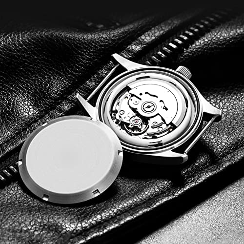 ADDIESDIVE Automatic Watch for Men Wristwatch Sterile Stainless Steel Bracelet Diver 200M Nh35a Mechanical Black Dial - Image 5