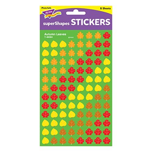 Trend Enterprises Trend Autumn Leaves superShapes Stickers, Classroom Incentives, 800 Count - Image 3
