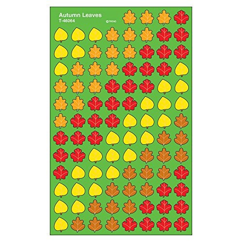 Trend Enterprises Trend Autumn Leaves superShapes Stickers, Classroom Incentives, 800 Count - Image 1