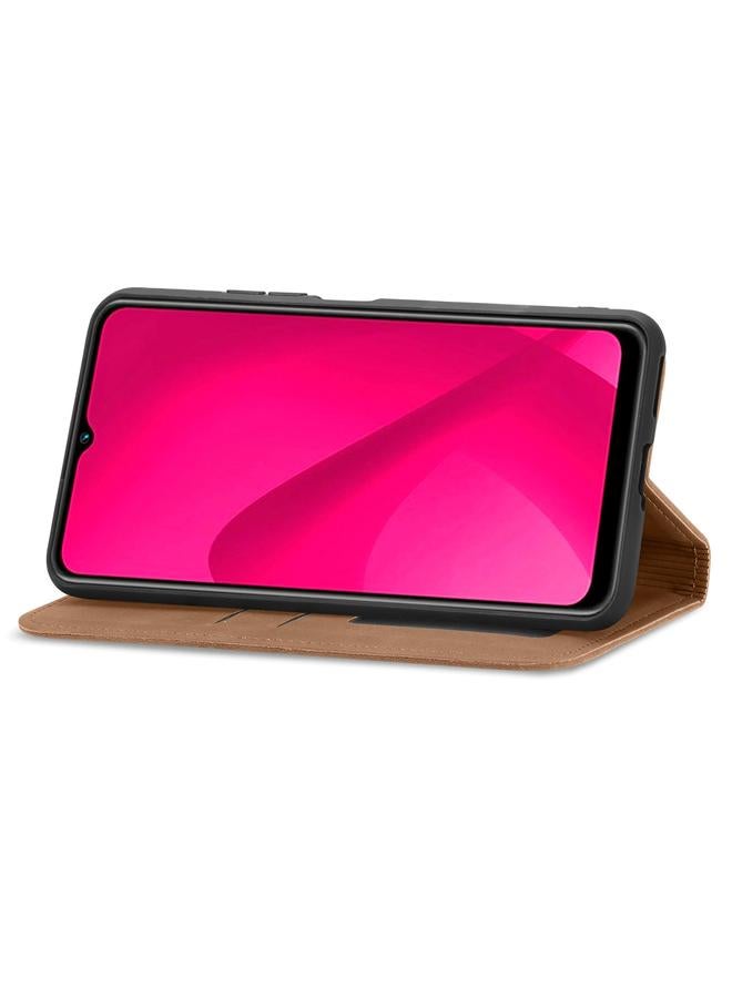 اس-توب جراب لهاتف HMD Skyline Retro Skin Feel Magnetic Flip Leather Phone Case - Image 4