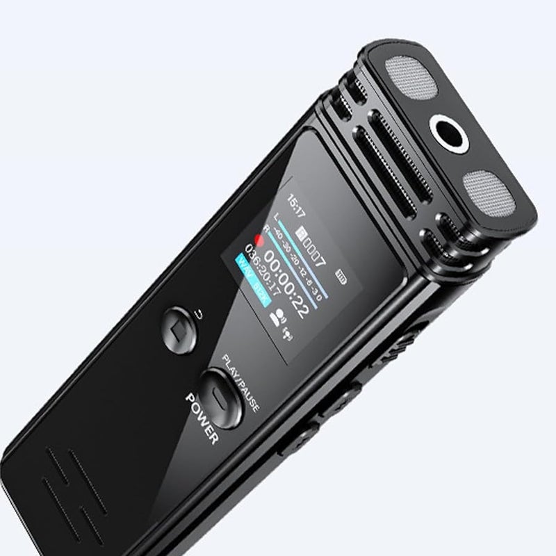 32GB Digital Voice Recorder with Color Screen Noise Reduction for Lectures Meetings Interviews - Image 3