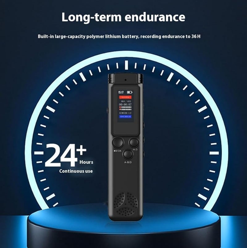 32GB Digital Voice Recorder with Color Screen Noise Reduction for Lectures Meetings Interviews - Image 4