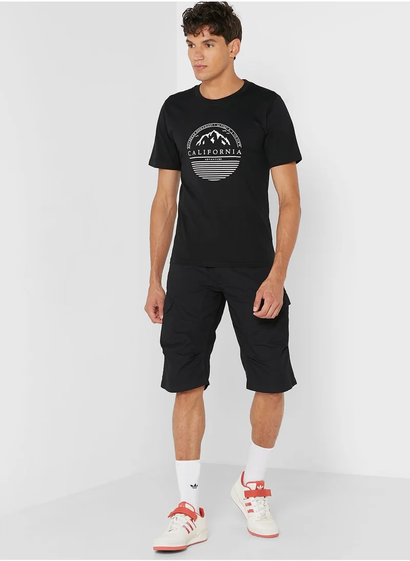 Seventy Five California Print T Shirt
