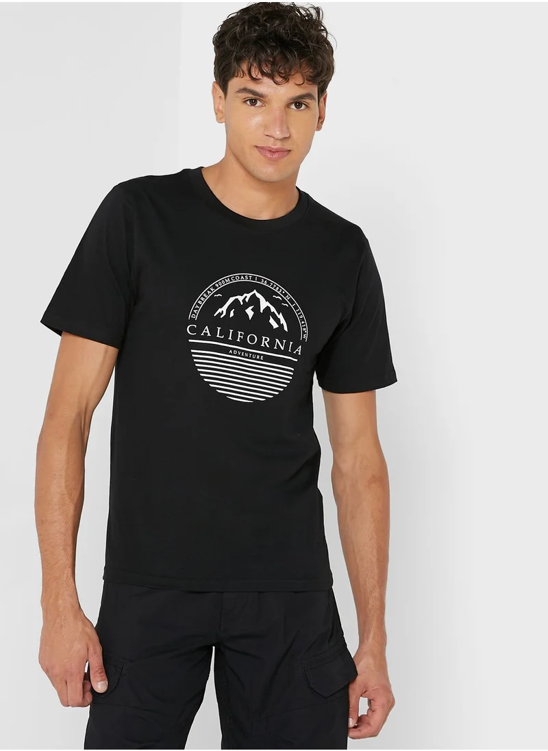 Seventy Five California Print T Shirt