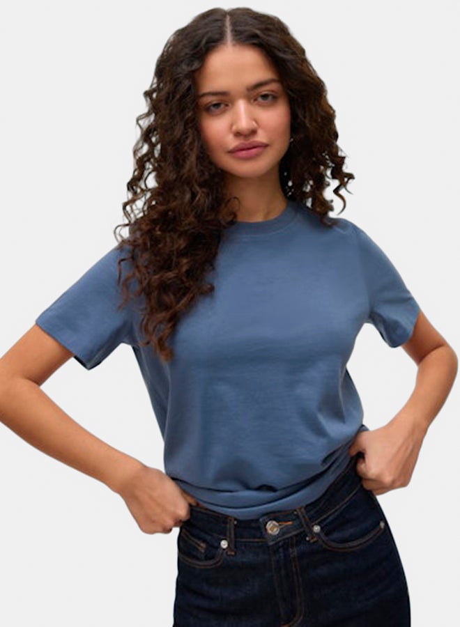 VERO MODA VERO MODA Womens Paulina Shortsleeve T-Shirt Juniors  - Image 2
