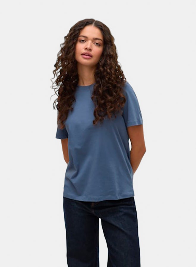 VERO MODA VERO MODA Womens Paulina Shortsleeve T-Shirt Juniors  - Image 3