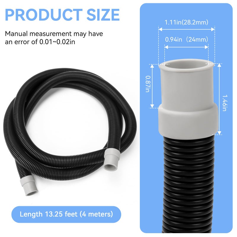 Magluv A20236 Ribbed Hosing for Fluval Hose Replacement Fit for Fluval FX2/FX4/FX6 Canister Filters, 13.25 ft, for Fluval Fx Hose Aquarium Filter Tubing Replacement Part - Image 2