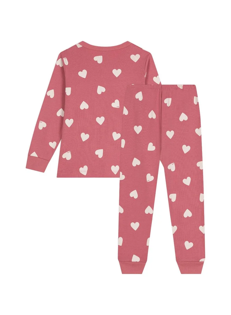بيتي باتو Children's heart print cotton pyjamas
